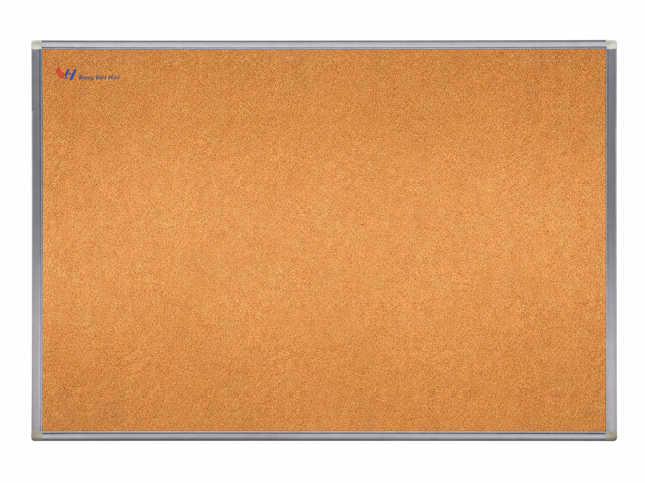 Bảng ghim bần khung nhôm treo tường cố định